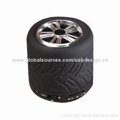 Portable Mini Wireless Roller Tire Speakers